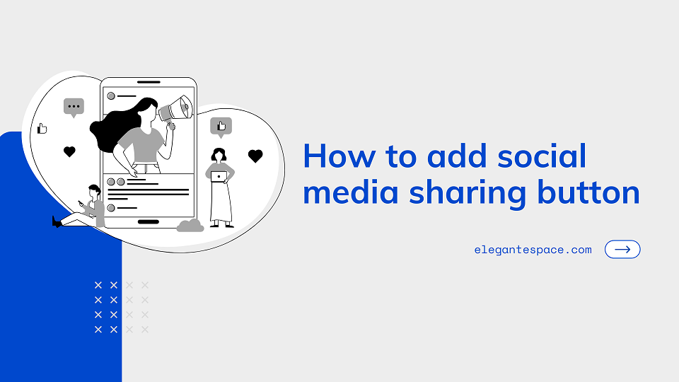 How to add social media sharing button