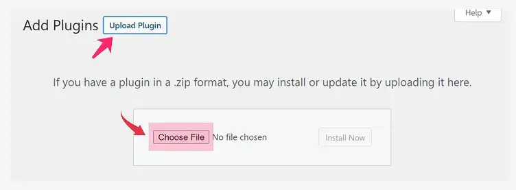 upload zip file in wordpress