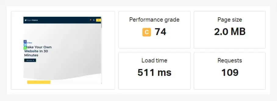 site speed test