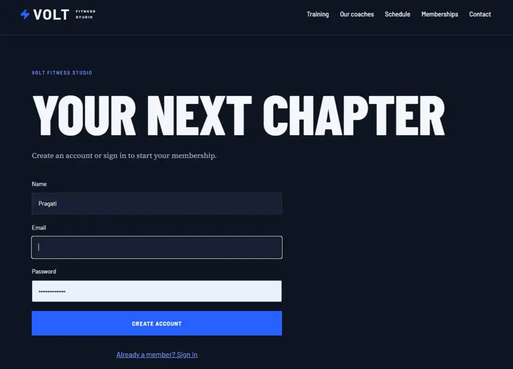 account creation hostinger ai website builder