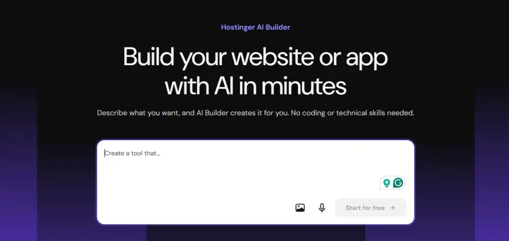 hostinger ai website builder review