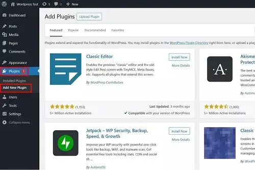 wordpress Features