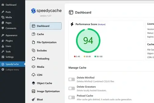wordpress Performance and Website Speed